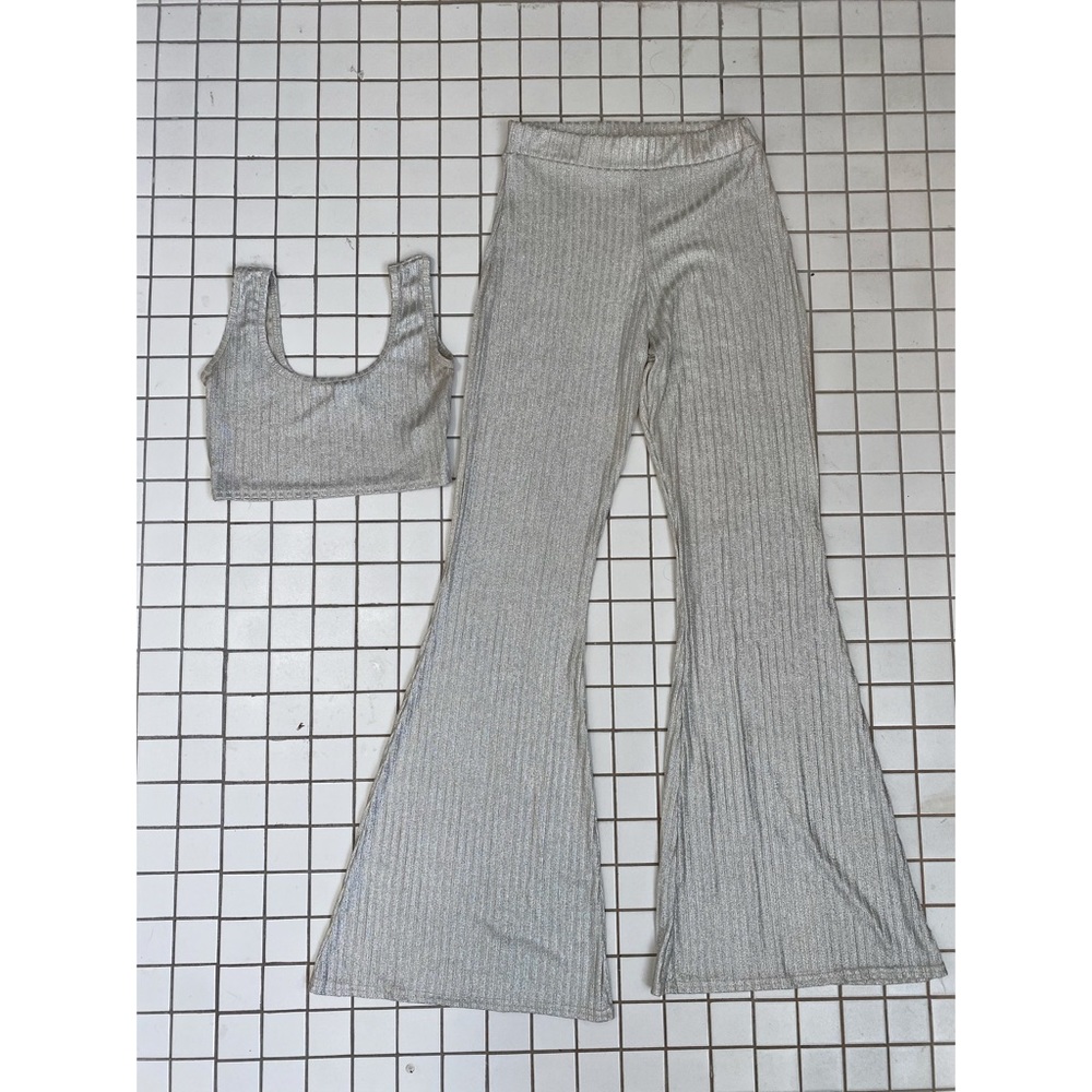 Missguided Silver Matching Set